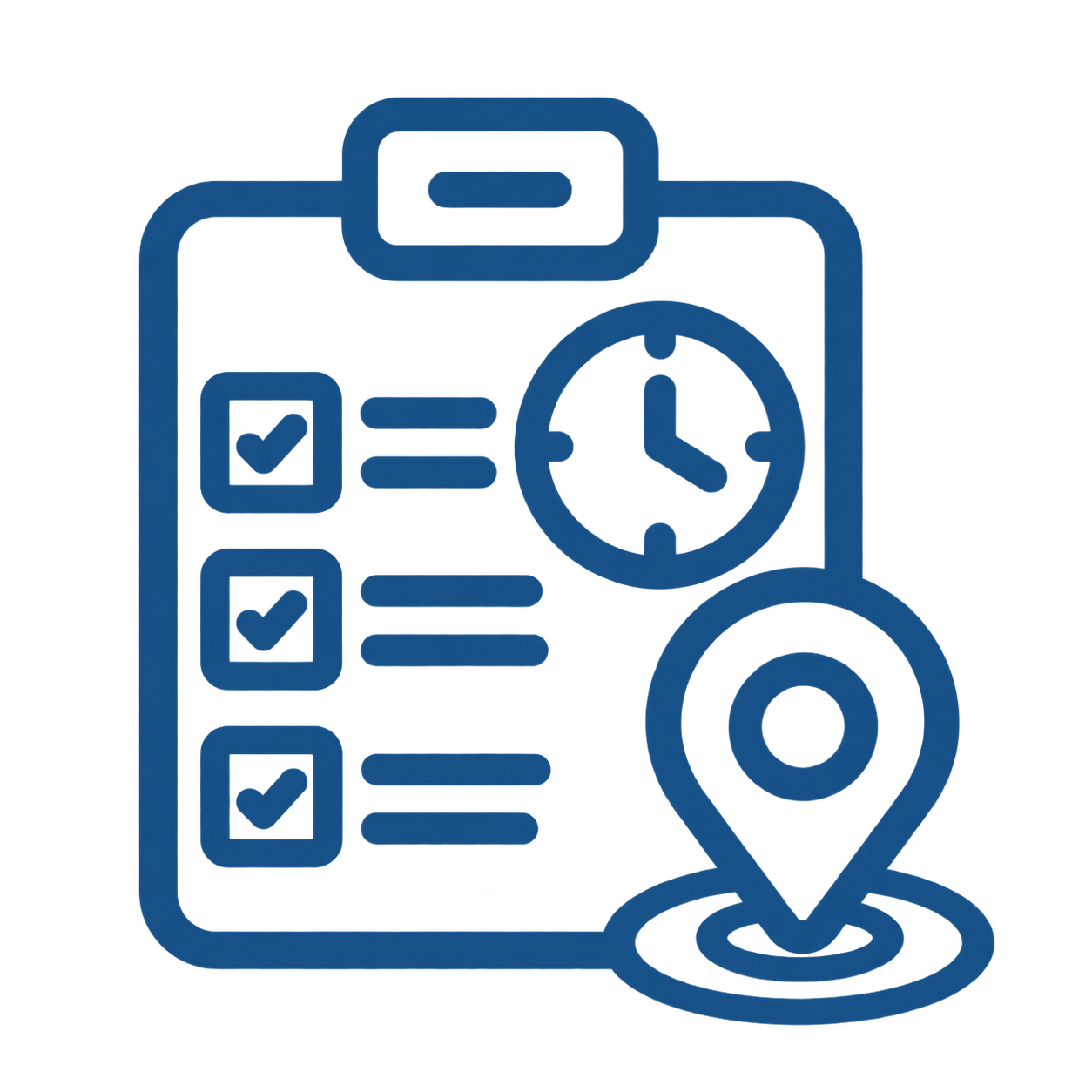 Delivery workforce management timesheet capture icon